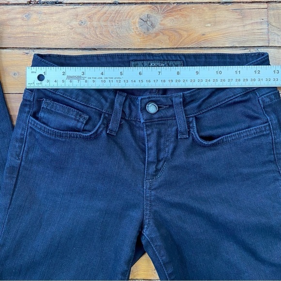 JOES jeans black low rise The Chelsea design skinny  size 24 low waist made USA - Picture 9 of 11